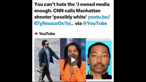 LEFTIES LOSING IT 🙃 CNN CALLS MANHATTAN SHOOTER 'POSSIBLY WHITE'❗