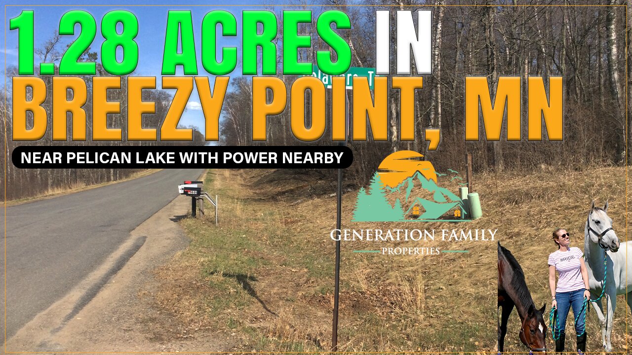 1.28 Acres in Breezy Point, MN – Near Pelican Lake with Power Nearby