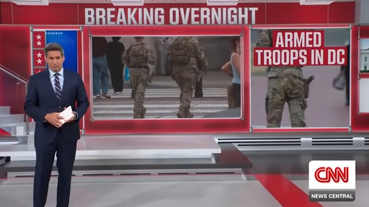 National Guard begins carrying firearms in DC