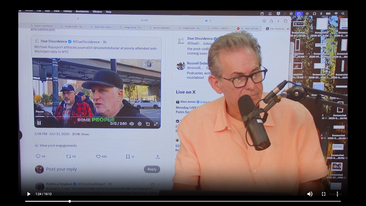 Michael Rapaport attacks Due Dissidence reporter after asked question▮The Jimmy Dore Show