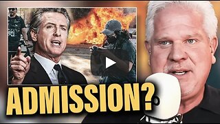 Glenn Beck ~ Newsom lets his REAL goal SLIP while daring Trump to arrest him