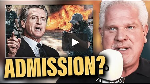 Glenn Beck ~ Newsom lets his REAL goal SLIP while daring Trump to arrest him