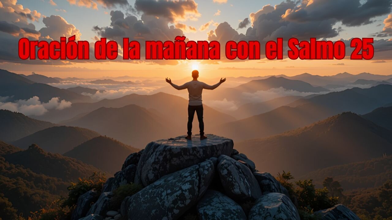 Oración de la mañana con el Salmo 25 Poderosa oración de guía y protección