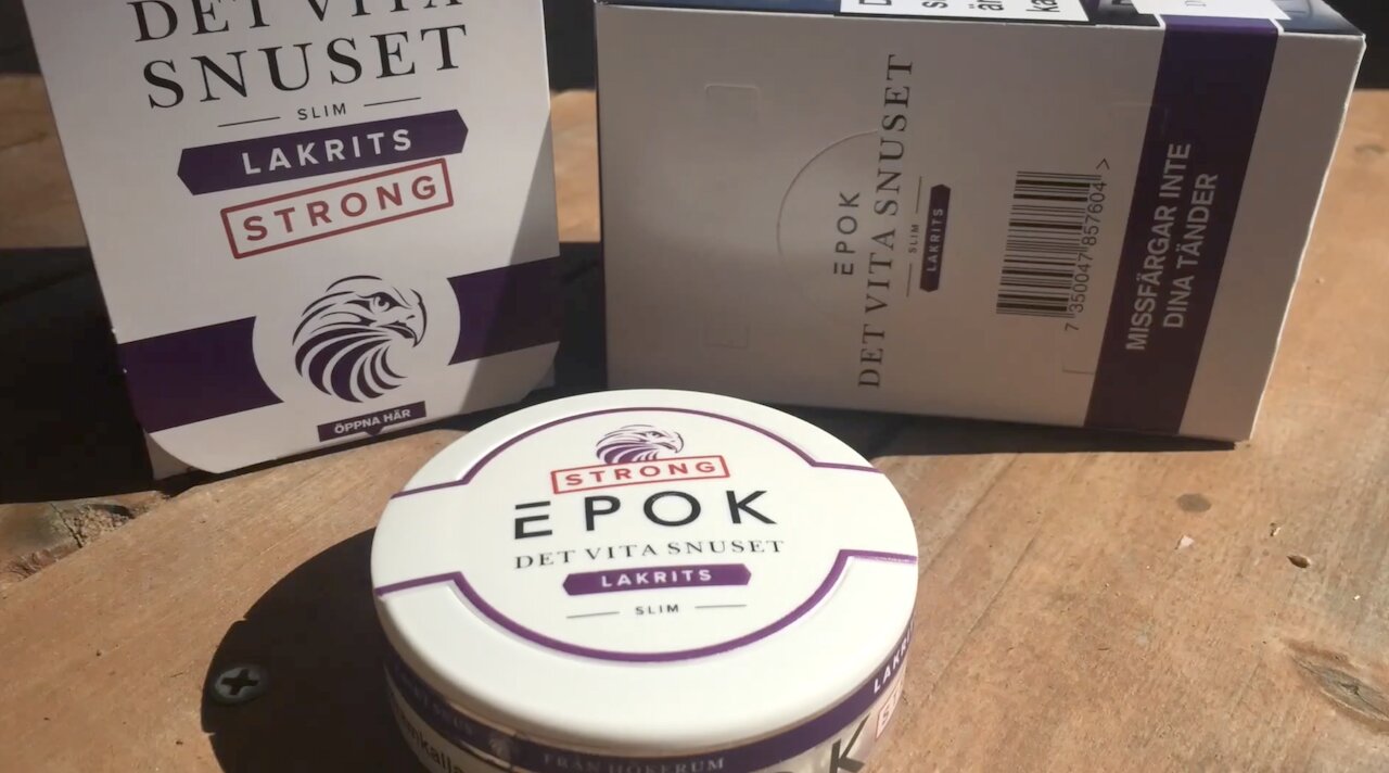 Epok Lakrits White Snus (Discontinued) Review