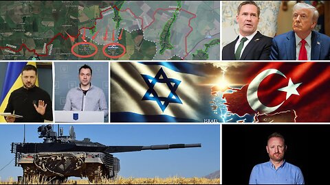 Large-scale drone strike on Crimea.EU/US threats to Russia.Waltz Out Israel vs Syria/Turkiye.Iran