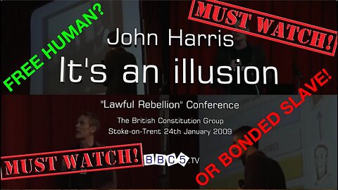 "Unraveling the Illusion of Law: Insights from John Harris at the 2009 Rebellion Conference"