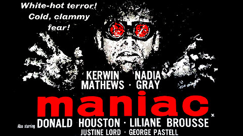 MANIAC (1963) Full Movie | Mystery| Crime| Horror | Psychological Thriller !