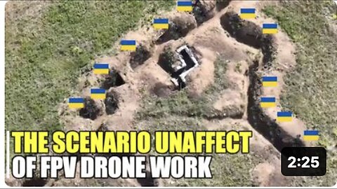 "Ukraine's Newest Rat-Track Trench in Vyemka Encounters FPV Drones"