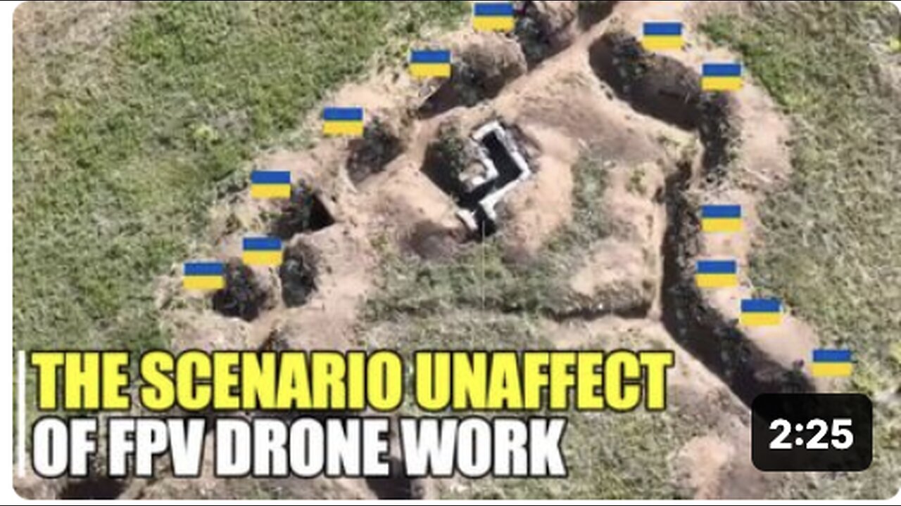 "Ukraine's Newest Rat-Track Trench in Vyemka Encounters FPV Drones"