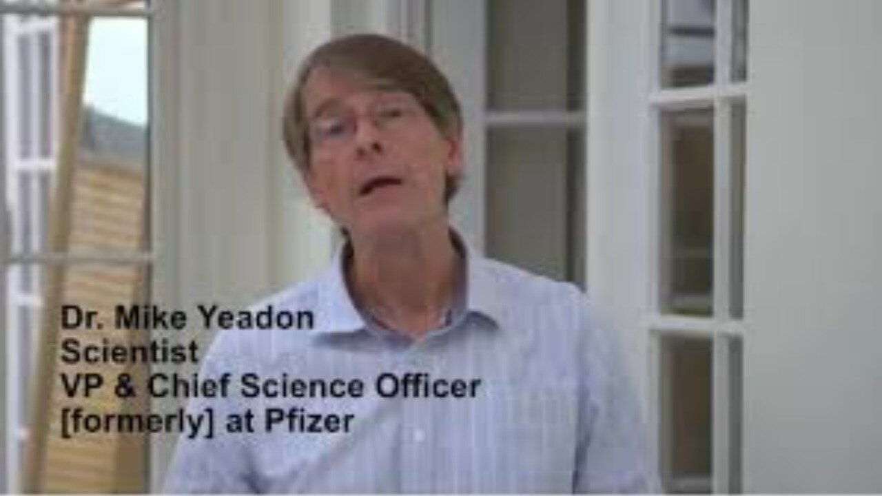 Dr Mike Yeadon Scientist ex VP PFIZER Covid Jabs Designed to Injure and Kill and Reduce Fertitiity