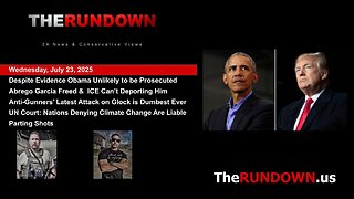 #946 - Despite New Evidence Obama Orchestrated Russian Collusion Hoax, Prosecution is Unlikely