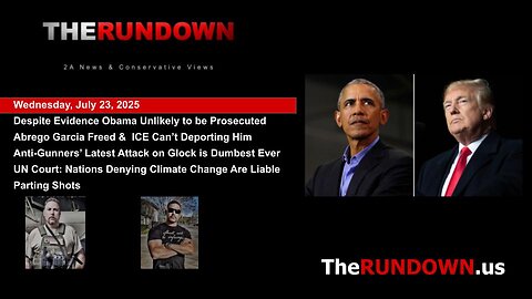 #946 - Despite New Evidence Obama Orchestrated Russian Collusion Hoax, Prosecution is Unlikely