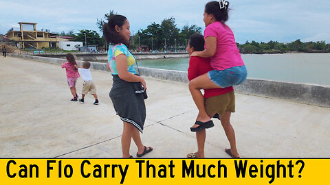 Walk to the Playground, Insane Street Food, and Fatima Gets Short Piggyback Ride From Flo