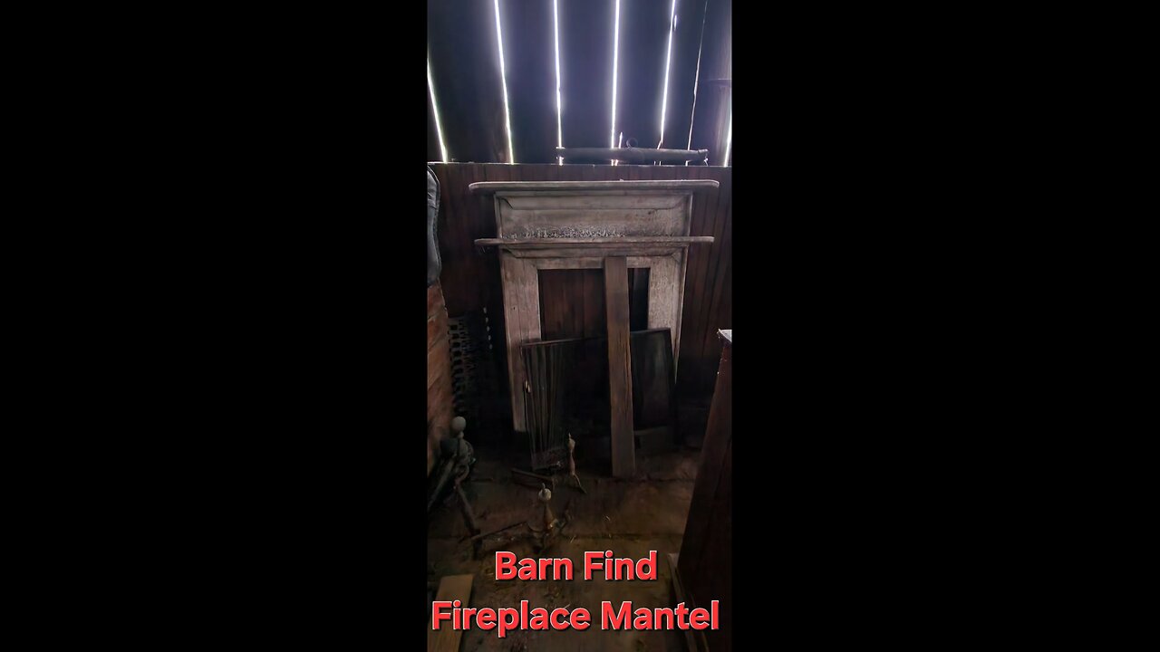 Barn Find Firplace Mantel project