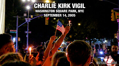 NYC Charlie Kirk Vigil Interrupted (9/14/2025)