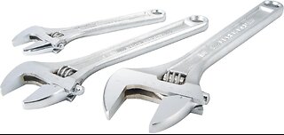 CRAFTSMAN Adjustable Wrench Set, 3-Piece All Steel