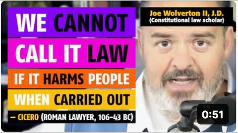 "Cicero: Law Shouldn't Harm People When Executed"