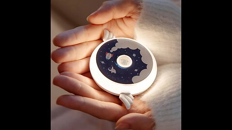 Motion-activated Rechargeable Night Light, with Magnetic and Adjustable Light Tones, for Home
