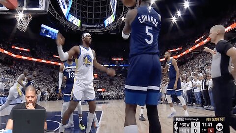CHANNELADRIANTV REACTS To #7 WARRIORS at #6 TIMBERWOLVES | FULL GAME 2 HIGHLIGHTS | May 8, 2025!