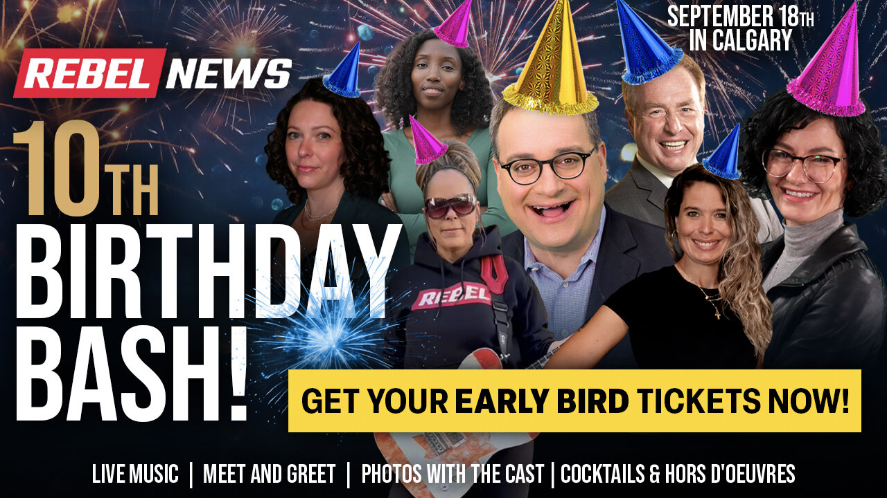 Join us in Calgary to celebrate 10 years of Rebel News!