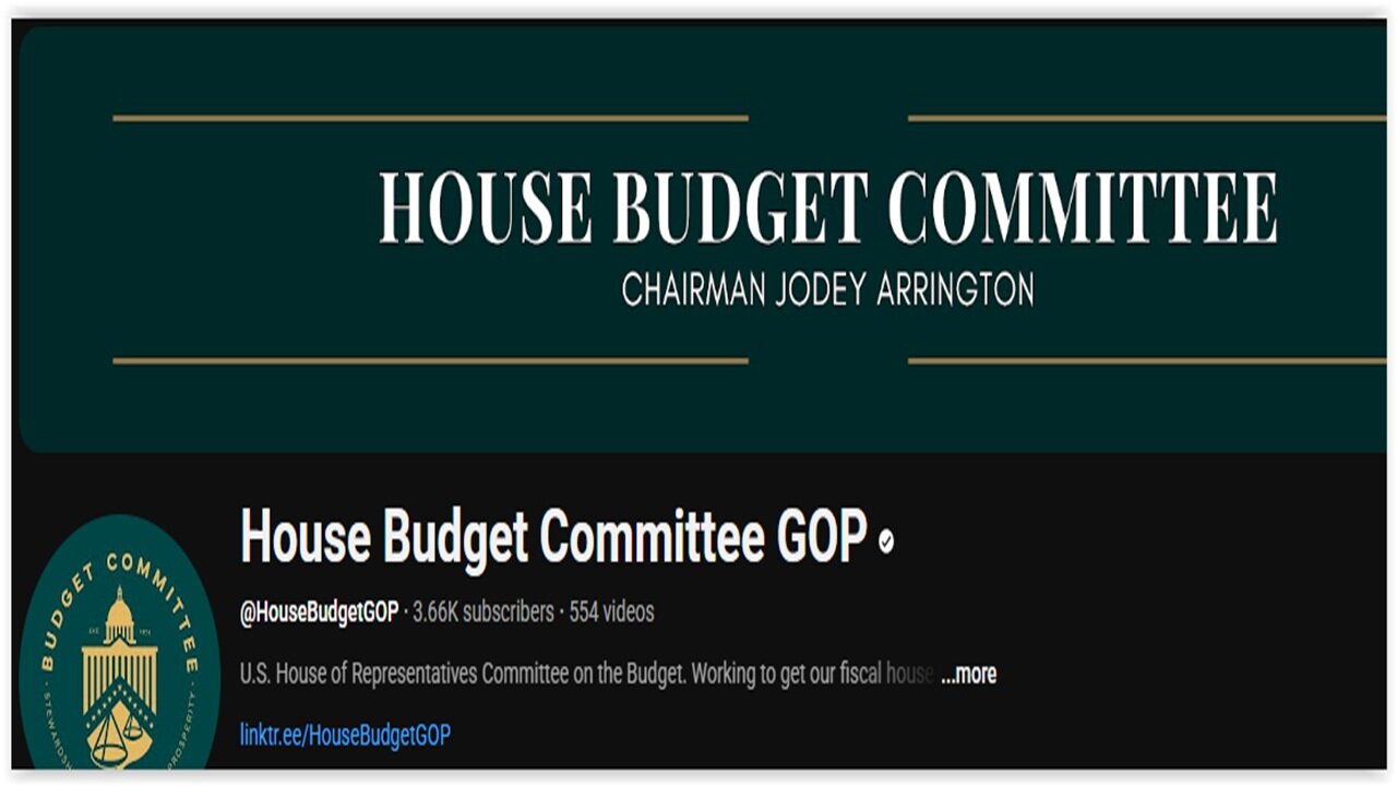 House Budget Cmte - Rooting Out Waste and Fraud and Restoring the Dignity of Work