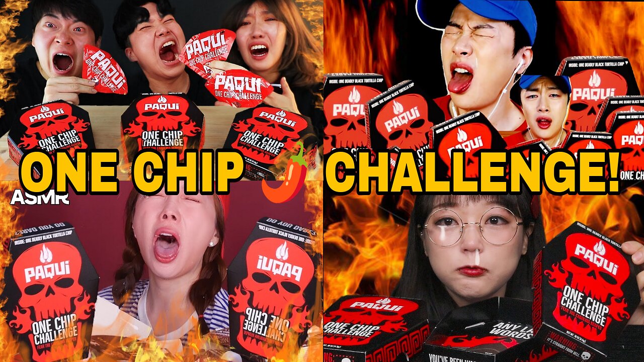 MUKBANGERS vs ONE CHIP CHALLENGE 🌶️🔥 | Extreme Spice Test!