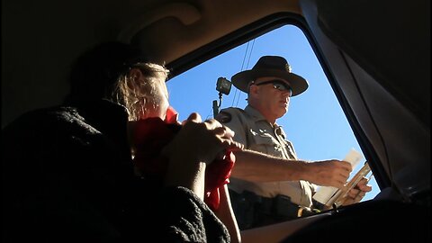 PULLED OVER for flying Rebel Flag