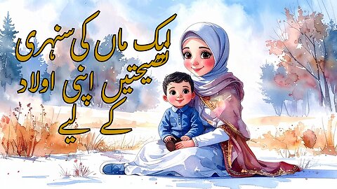 🌸 ایک ماں کی سنہری نصیحتیں اپنی اولاد کے لیے 🌸