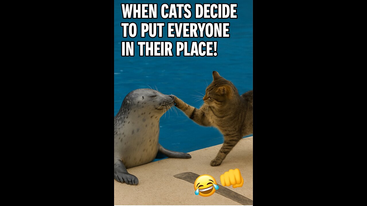 “Slap, Shock & Escape: The Cats’ Insane Battle Against Everyone!”