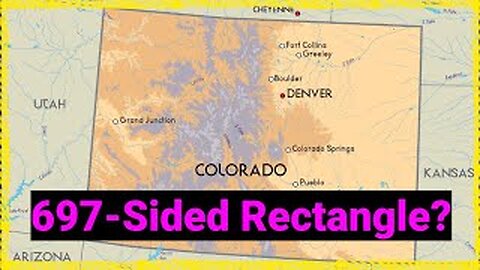 WHY These RECTANGLE States Aren’t What You THINK – The HIDDEN BORDERS of America!