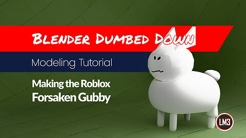 Blender Dumbed Down: Roblox Forsaken Gubby modeling timelapse #roblox #forsaken #forsakenroblox