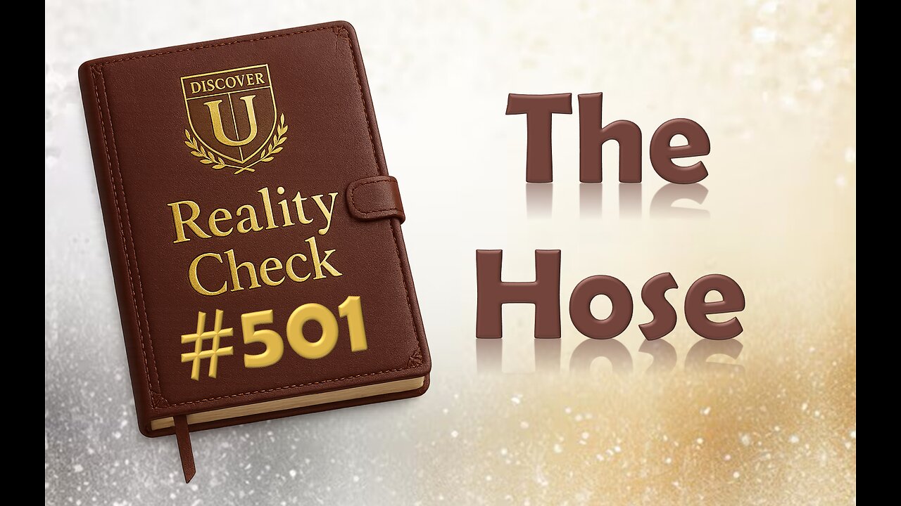 Who's Holding The Hose? Stop the Self-Sabotage - Reality Check!