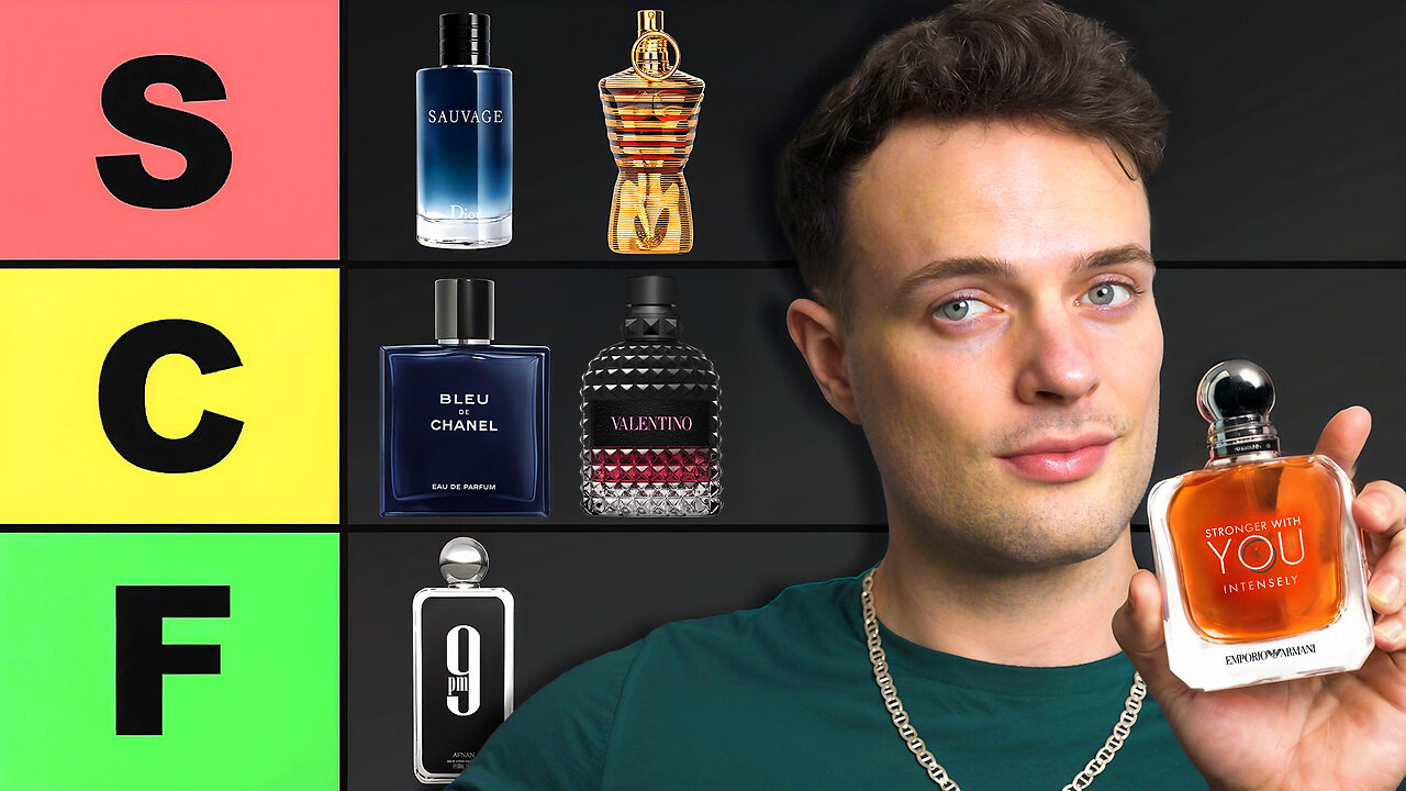 BRUTALLY Ranking the 25 MOST Popular Men's Colognes on a Tier List!