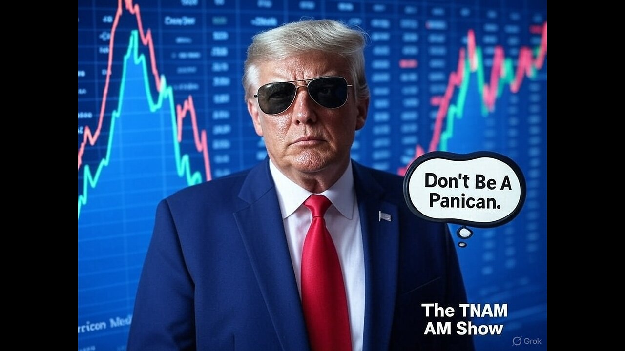 Don't Be A PANICAN! Tariffs Dropped Against America, Lying Legacy Media Produces Panic Parade!