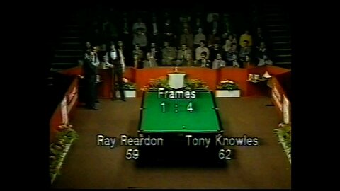 KBV-032 Ray Reardon, Snooker Stopped in Derby 1982, Vintage video.