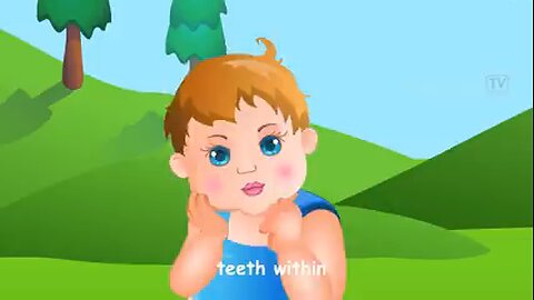 chubby cheeks Rhyme with lyrics and action