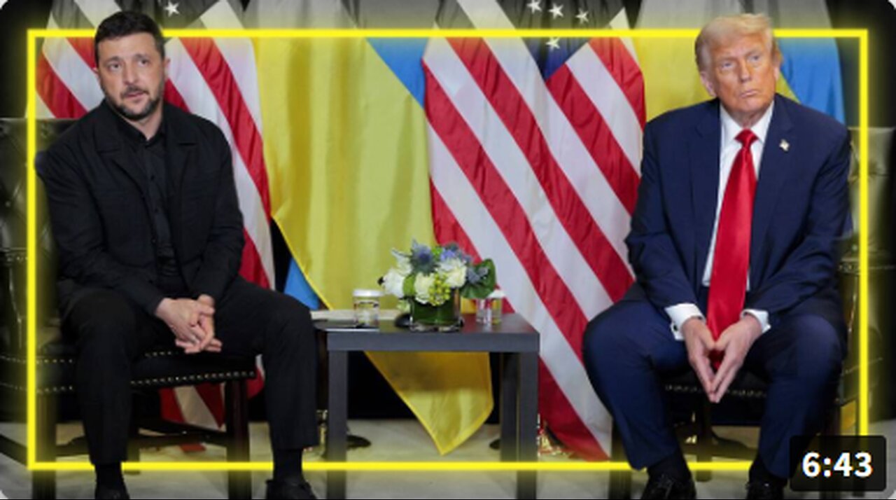 BREAKING VIDEO: Trump Flatters Zelensky In Meeting At UN General Assembly In Attempt To Salvage Peace Deal, Praises Ukraine's Fight For Survival Against Russia In Their 3 1/2 Year War