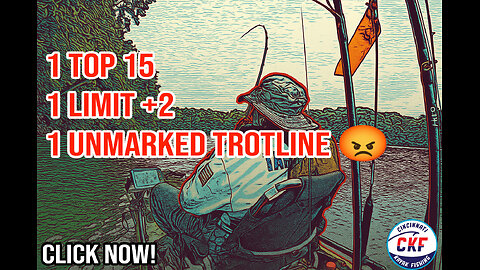 OBSURD day of bass fishing TOP 15 and a trotline