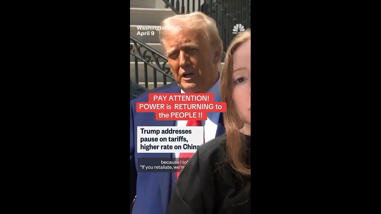 Trump giving power back to the people