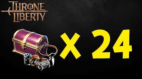 Opening 24 Nebula Conquest Chests - Throne and Liberty