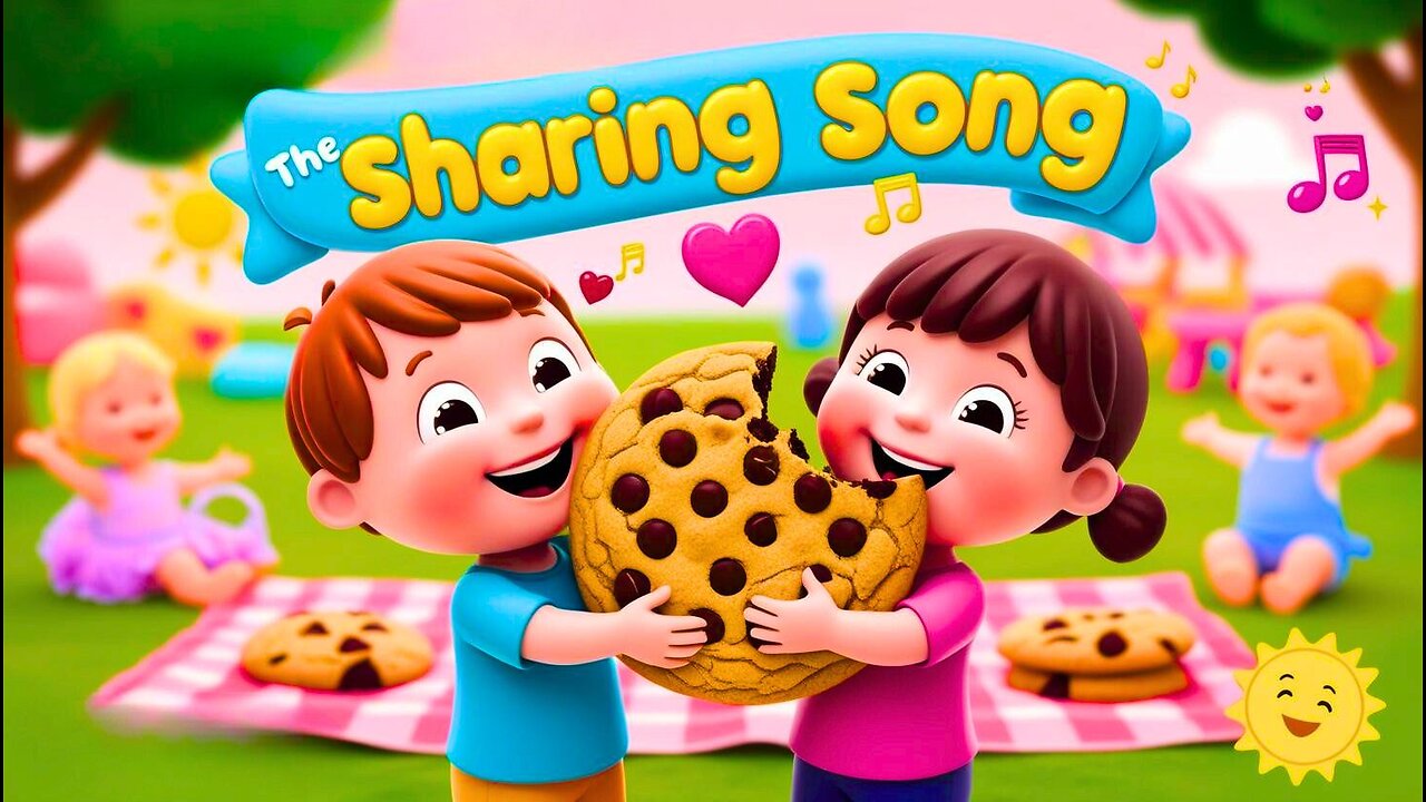 Let's share a treat | Fun Kids Song About Kindness & Sharing | Smiley Rhymes 🎶