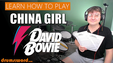 ★ China Girl (David Bowie) ★ Drum Lesson PREVIEW | How To Play Song (Omar Hakim)