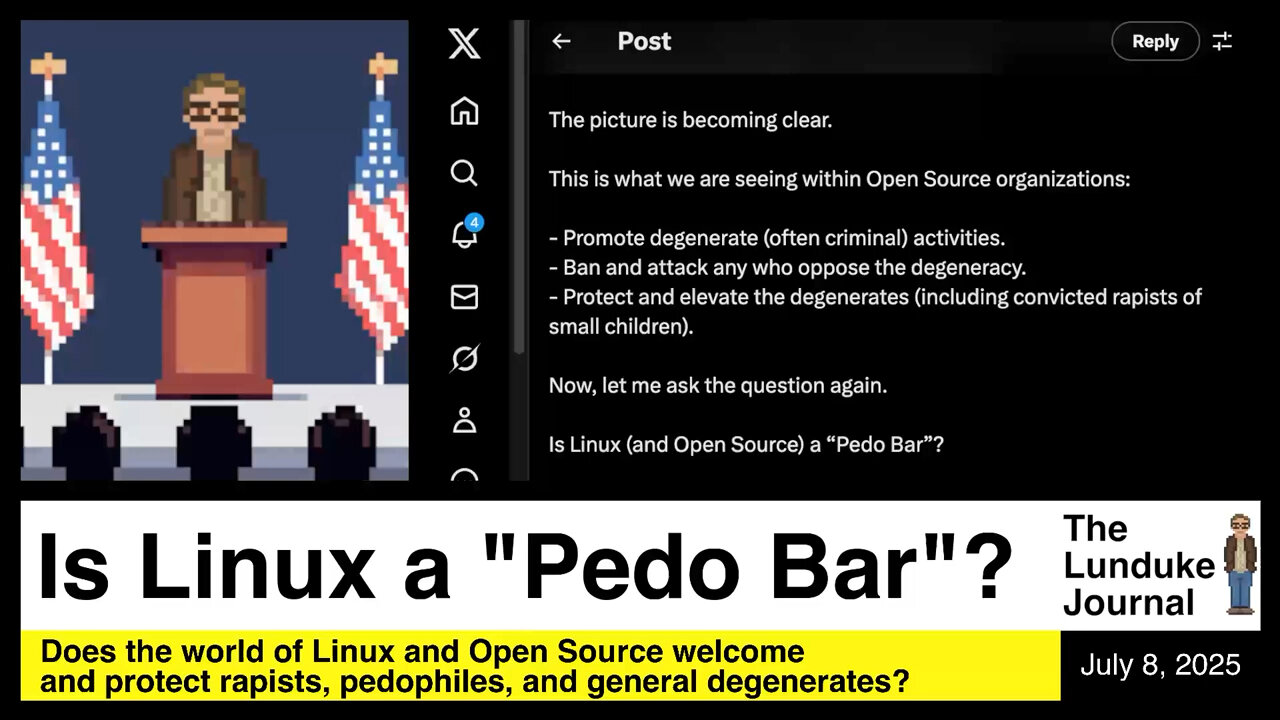 Is Linux a "Pedo Bar"?