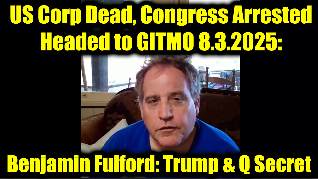 Q Secret 8.3.25 - Congress Arrested, Headed to GITMO!