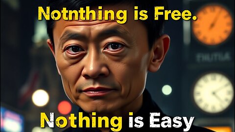 JACK MA say, Nothing is free | Nothing is easy 💪💥