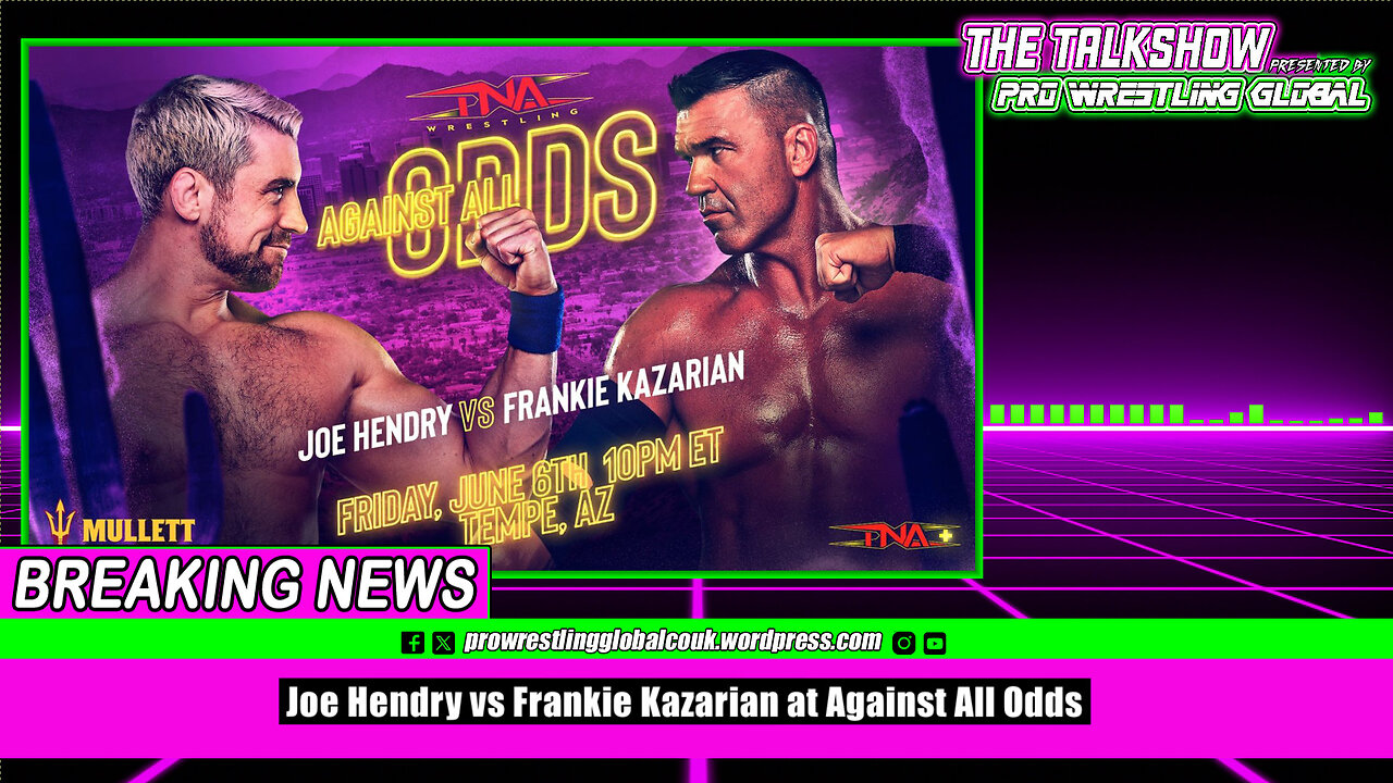 Joe Hendry vs Frankie Kazarian at Against All Odds