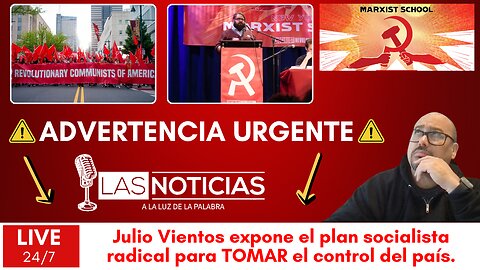 Advertencia urgente: Julio Vientos expone el plan socialista radical para TOMAR el control del país.