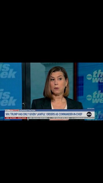 ABC Grills Slotkin On "Illegal Orders," She Comes Up Empty