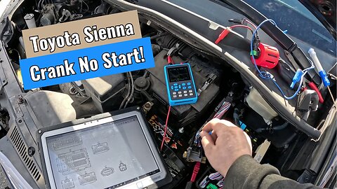 2015 Toyota Sienna - Crank No Start! Diag & Repair!
