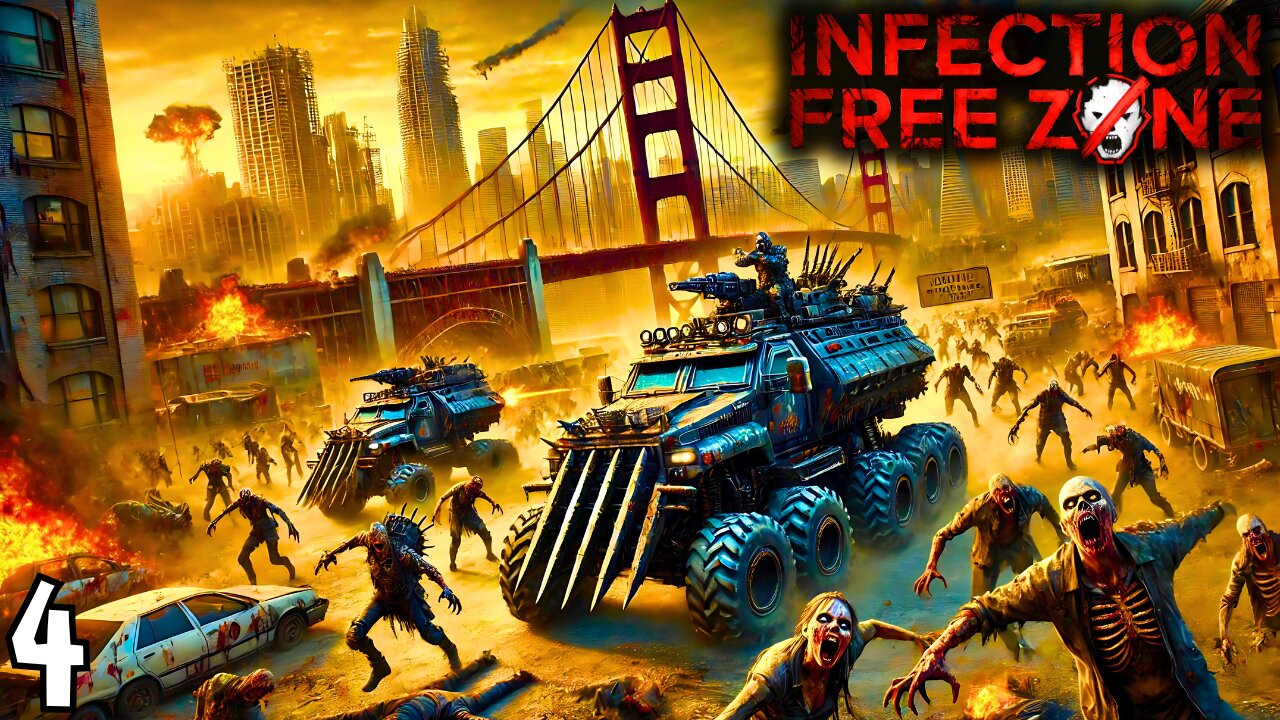 We Turned Cars into ZOMBIE-SLAYING WAR MACHINES in San Francisco! | Infection Free Zone